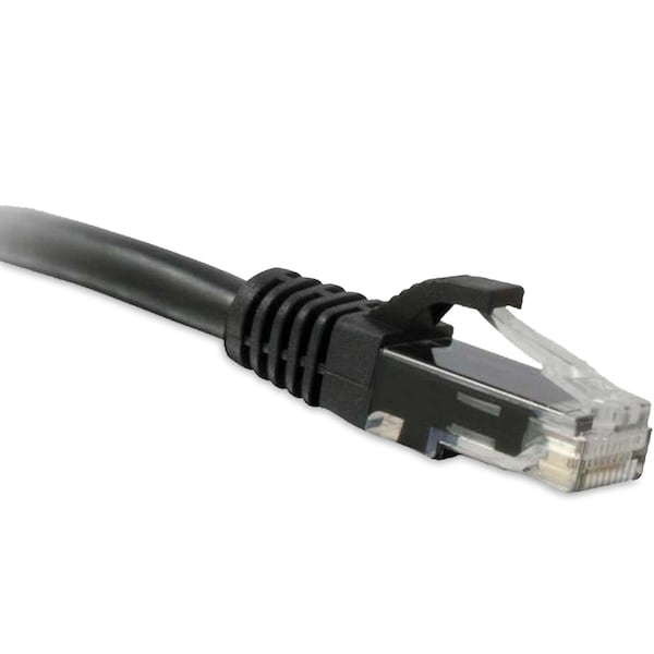 Enet Enet Cat6 Black 6 Inch Patch Cable w/ Snagless Molded Boot (Utp) C6-BK-6IN-ENC - main